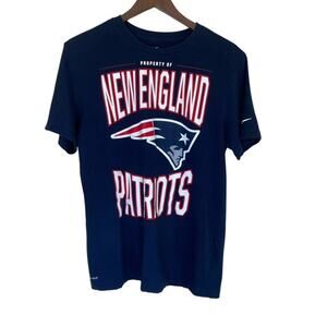 Nike Dri-FIT New England Patriots Navy T-Shirt - Large
